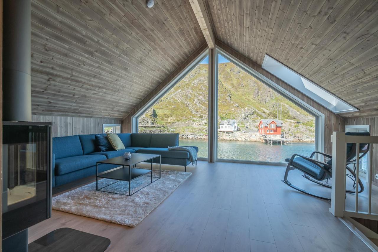 Seafront New Cabin In Lofoten Ballstad Dış mekan fotoğraf